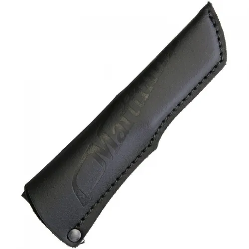 Marttiini Snappy Wood Carving and Whittling Knife - 2.32" Carbon Steel Blade Leather Sheath