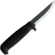 Marttiini Black Timberjack - 3.74" Carbon Blade Rubber Handle Leather Sheath Cyclaire Knives and Tools