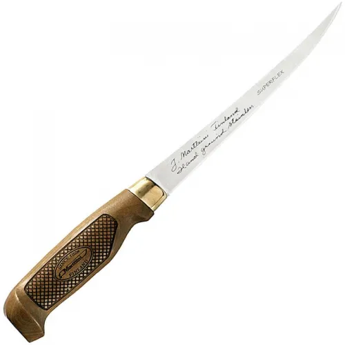 Marttiini 6" Classic Superflex Fish Filleting Knife Leather Sheath