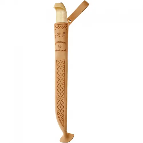 Marttiini 7.5" Classic Fish Filleting Knife Birch Handle Leather Sheath