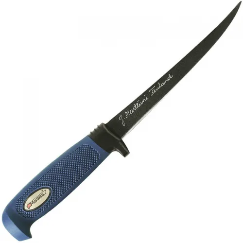 Marttiini Fish Filleting Knife - 6" Stainless Steel Blade with Martef Coating Plastic Sheath