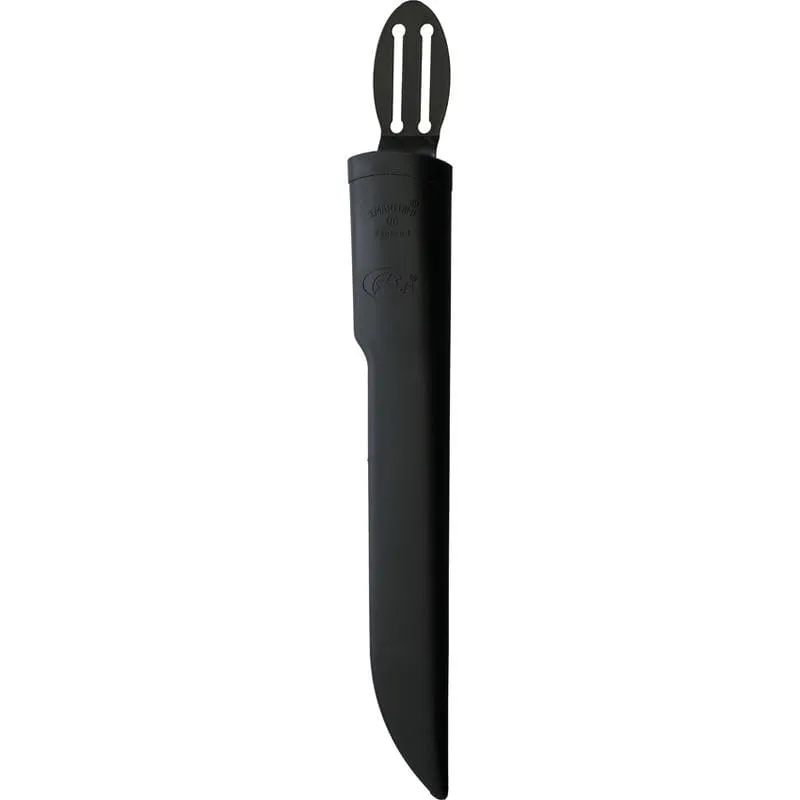 Marttiini 6" Fish Filleting Knife Black Rubber Handle Black Sheath Cyclaire Knives and Tools