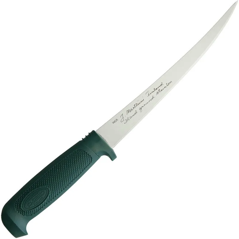 Marttiini 7.5" Basic Fish Filleting Knife Stainless Steel Blade Rubber Handle Cyclaire Knives and Tools