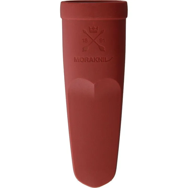 Morakniv Eldris Red Neck Knife - 2.2" Stainless Steel Blade Red Handle and Sheath Cyclaire Knives and Tools