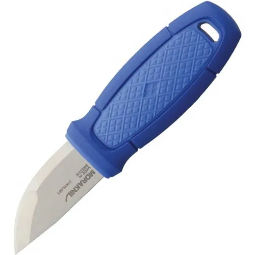 Morakniv Eldris Blue Neck Knife - 2.2" Stainless Steel Blade Blue Handle and Sheath