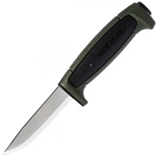 Morakniv Basic 546 Limited Edition Knife - 3.5" Stainless Steel Blade Black and Military Green Handle