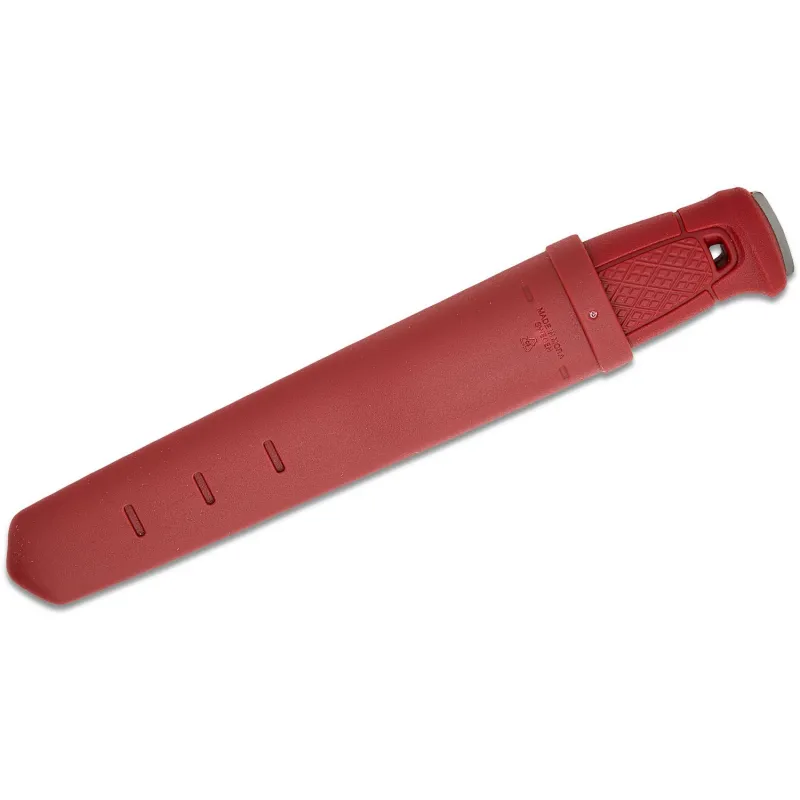 Morakniv Garberg Dala Red Edition - 4.3" Carbon Steel Blade Dala Red Handle and Sheath Cyclaire Knives and Tools