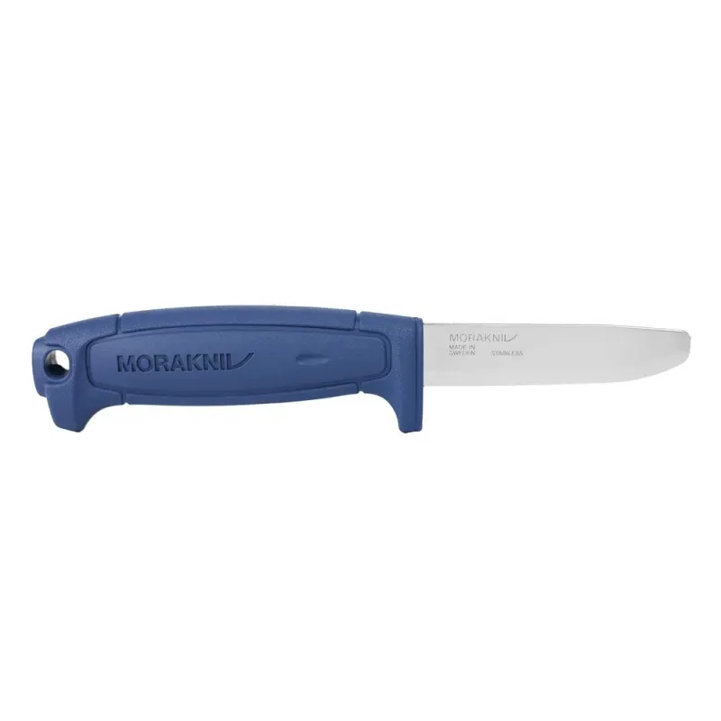Morakniv Duty Safe Food Grade Fixed Blade Knife - 3.23" Round Ended Stainless Steel Blade Blue Handle Cyclaire Knives and Tools
