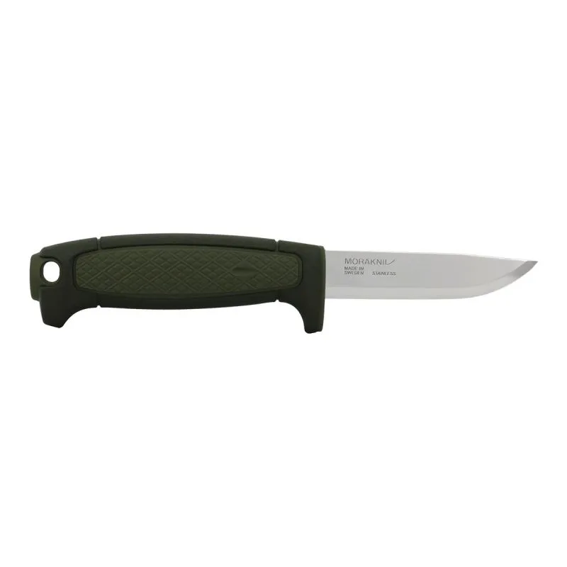 Morakniv Risberg Deep Forests Fixed Blade Knife - 3.58" 12C27 Stainless Steel Blade Green Handle Cyclaire Knives and Tools