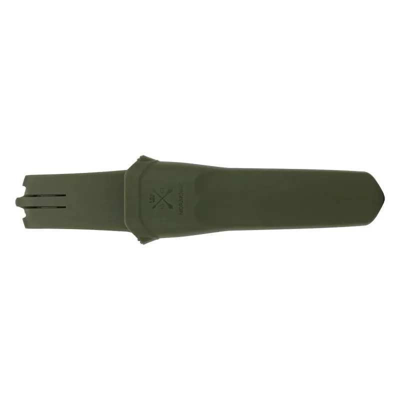 Morakniv Risberg Deep Forests Fixed Blade Knife - 3.58" 12C27 Stainless Steel Blade Green Handle Cyclaire Knives and Tools