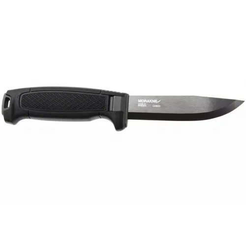 Morakniv Amberg Black Skies Compact Fixed Blade Knife - 3" 12C27 Blade Black Skies Polymer Handle Dark Gray Polymer Sheath