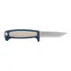 Morakniv Risberg Blueberries Fixed Blade Knife - 3.58" 12C27 Stainless Steel Blade Blue and Beige Handle Cyclaire Knives and Tools
