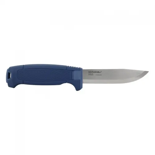Morakniv Amberg Blue Mountain Fixed Blade Knife - 3.58" 12C27 Stainless Steel Blade Black Handle