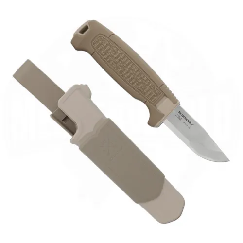 Morakniv Amberg Compact Sandy Shores Fixed Blade Knife - 3.03" 12C27 Stainless Steel Blade 