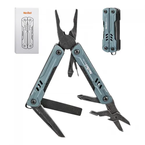 NexTool UK EDC Mini Sailor S11 Pro MultiTool Gray and Blue