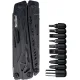 NexTool Black Knight 11-in-1 Multi-Tool with Bit Set Black Stainless Steel Handle Cyclaire Knives and Tools