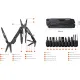 NexTool Black Knight 11-in-1 Multi-Tool with Bit Set Black Stainless Steel Handle Cyclaire Knives and Tools