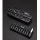 NexTool Black Knight 11-in-1 Multi-Tool with Bit Set Black Stainless Steel Handle Cyclaire Knives and Tools