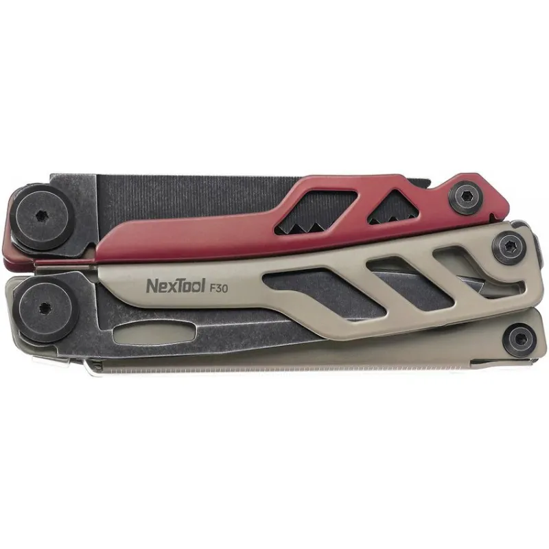 NexTool Flagship F30 Pro Multi Tool Hazelnut and Coral - 16 Functions Cyclaire Knives and Tools