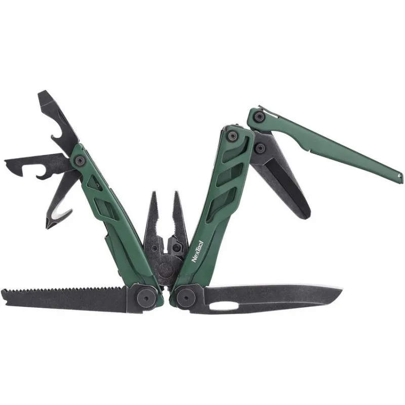 NexTool Flagship Pro Green Multi Tool - 16 Functions Cyclaire Knives and Tools