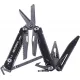 NexTorch Pioneer MT20 MultiTool Obsidian Black - 15 Tools New Version Inc Glass Breaker Cyclaire Knives and Tools