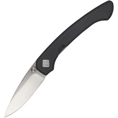 Ocaso Knives Seaton Mini Pocket Knife - 2.38" Blade Black PVD Coated Stainless Steel Handle