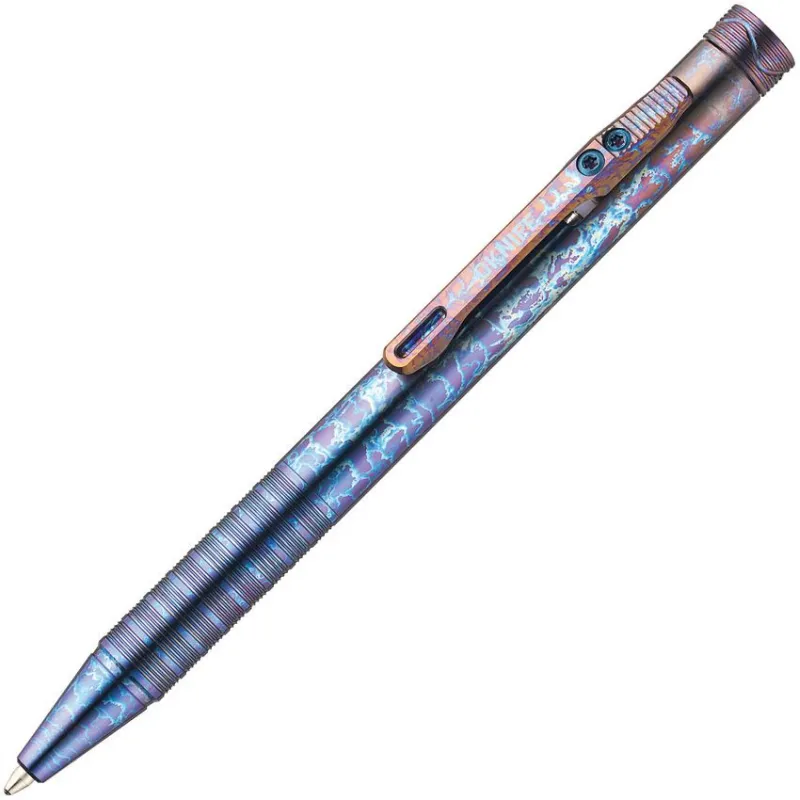OKnife B1 EDC Pen Lightning - TC4 Titanium with Integrated Fidget Spinner Cyclaire Knives and Tools