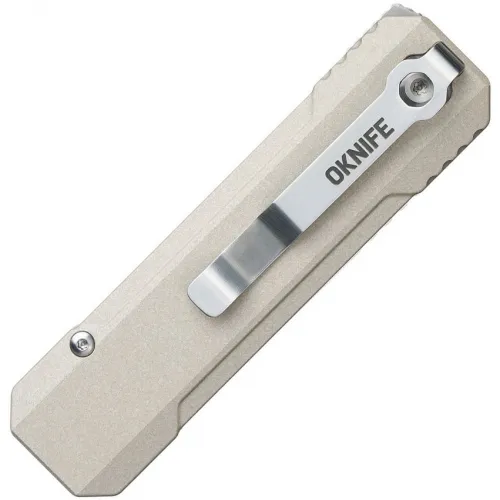 OKnife LK Button Lock Folding Knife with Integrated Rechargeable 400 Lumen White Torch - 2.5" M390 Blade