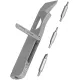 Oknife O-Pry 2 Multi-Tool Titanium - Pry, Screwdriver, 6 Sizes of Bits, Bottle Opener and More Cyclaire Knives and Tools