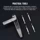 Oknife Otacle D1 Screwdriver Set Pocket Tool - 8 Sizes of Screwdriver Bits Grey Titanium Cyclaire Knives and Tools