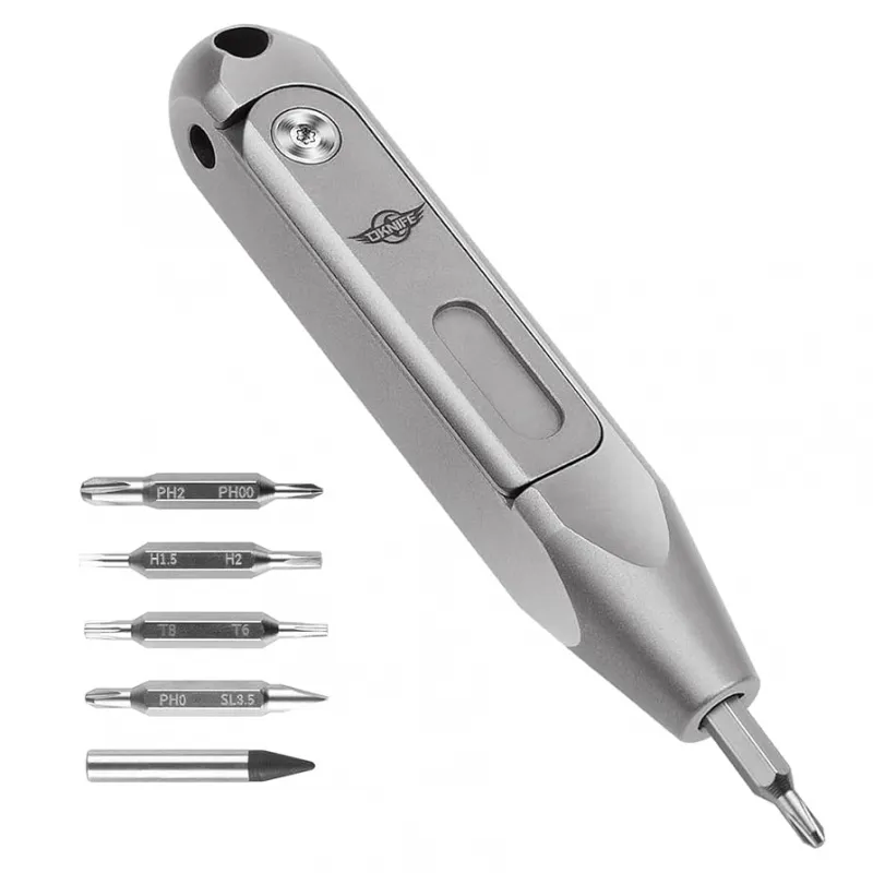 Oknife Otacle D1 Lite Pocket Tool - 8 Sizes of Hex Bits Grey Cyclaire Knives and Tools
