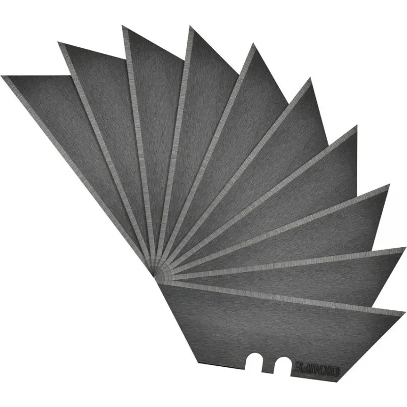 OKnife Ceramic Utility Blades Black - Pack of 10 Cyclaire Knives and Tools