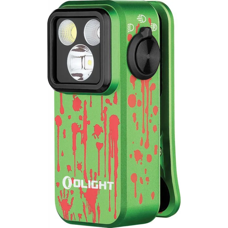 Olight Oclip Pro Clip Light Zombie  Cyclaire Knives and Tools