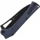Ontario Camp Plus Folding Knife - 5.5" Black Powder Coated Cleaver Blade Grey Handle Cyclaire Knives and Tools
