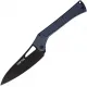 Ontario Camp Plus Folding Knife - 5.5" Black Powder Coated Cleaver Blade Grey Handle Cyclaire Knives and Tools