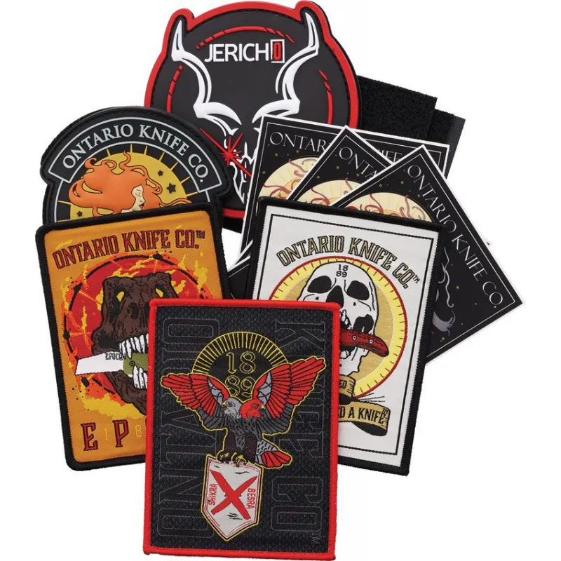 Ontario Patch and Sticker Assortment Cyclaire Knives and Tools