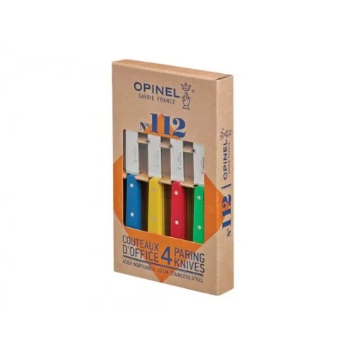 Opinel Classic No.112 Paring Kitchen Knife Set - 4 Piece