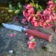 Opinel No.8 Laminated Red Birch Pocket Knife - 3.34" Blade Cyclaire Knives and Tools