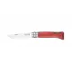 Opinel No.8 Laminated Red Birch Pocket Knife - 3.34" Blade Cyclaire Knives and Tools