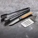 Opinel 3 Piece Premium Barbecue Set - Folding Knife, Spatula and XL Tongs Cyclaire Knives and Tools