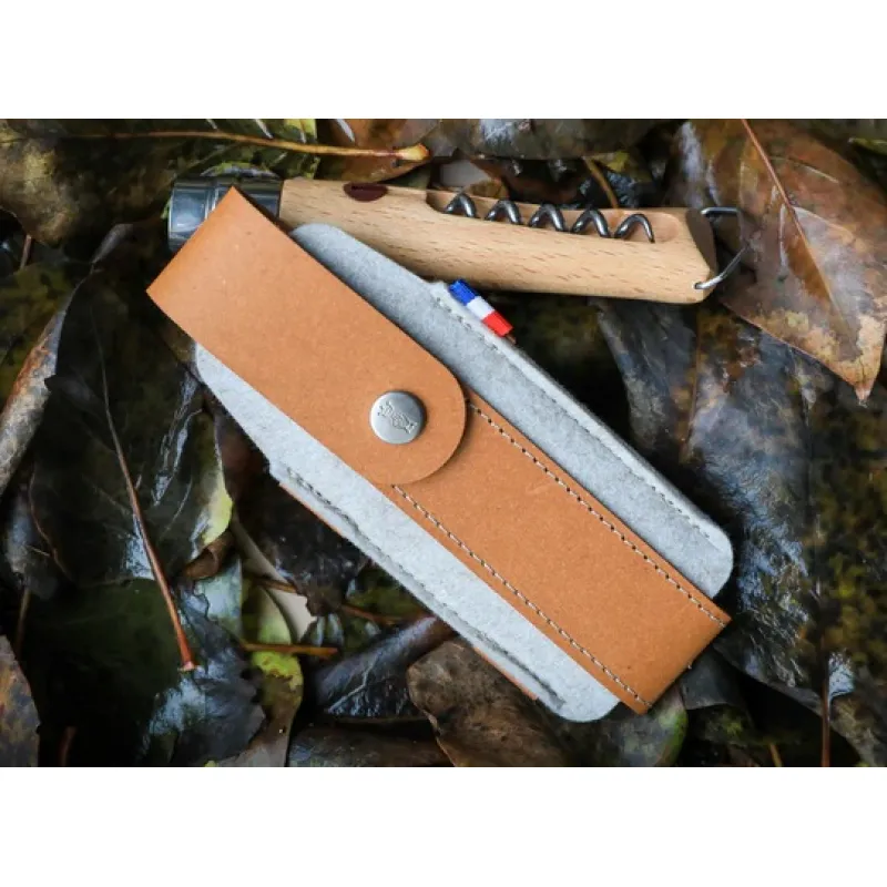 Opinel France Collection Outdoor Leather Sheath Large for No9 No10 No8 Mushroom No10 Corkscrew Cyclaire Knives and Tools