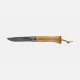 Opinel Neo6 Opiflex UK EDC Folding Knife - 2.75" Black Stainless Steel Rounded Tip Blade Oak Wood Handle Cyclaire Knives and Tools