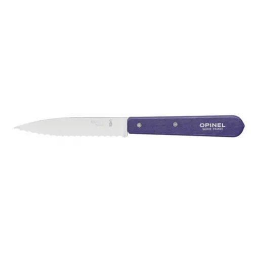 Opinel No.113 Serrated Kitchen Knife Violet