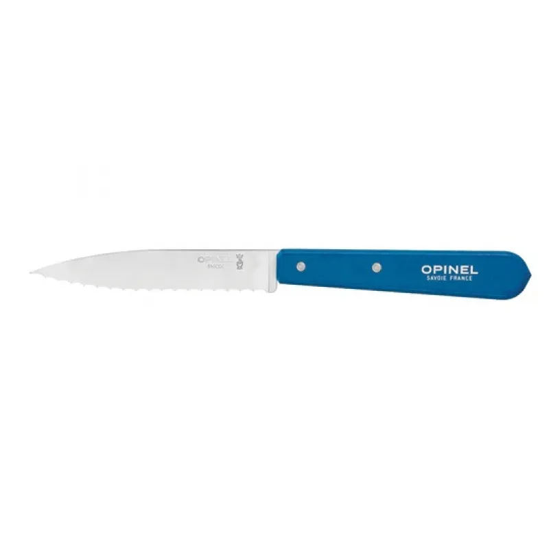 Opinel No.113 Serrated Kitchen Knife Blue Cyclaire Knives and Tools