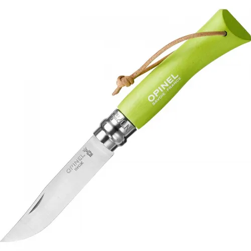 Opinel No.7 Anise Colorama Pocket Knife - 3.14" Stainless Steel Blade
