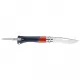 Opinel No.9 Ocean Red Water Sports Knife - 3.54" Part Serrated Blade with Marlin Spike Red Grey Handle  Cyclaire Knives and Tools