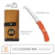 Outdoor Edge RazorGuide Pak - Compact Hunting Kit with Waxed Canvas Roll Cyclaire Knives and Tools
