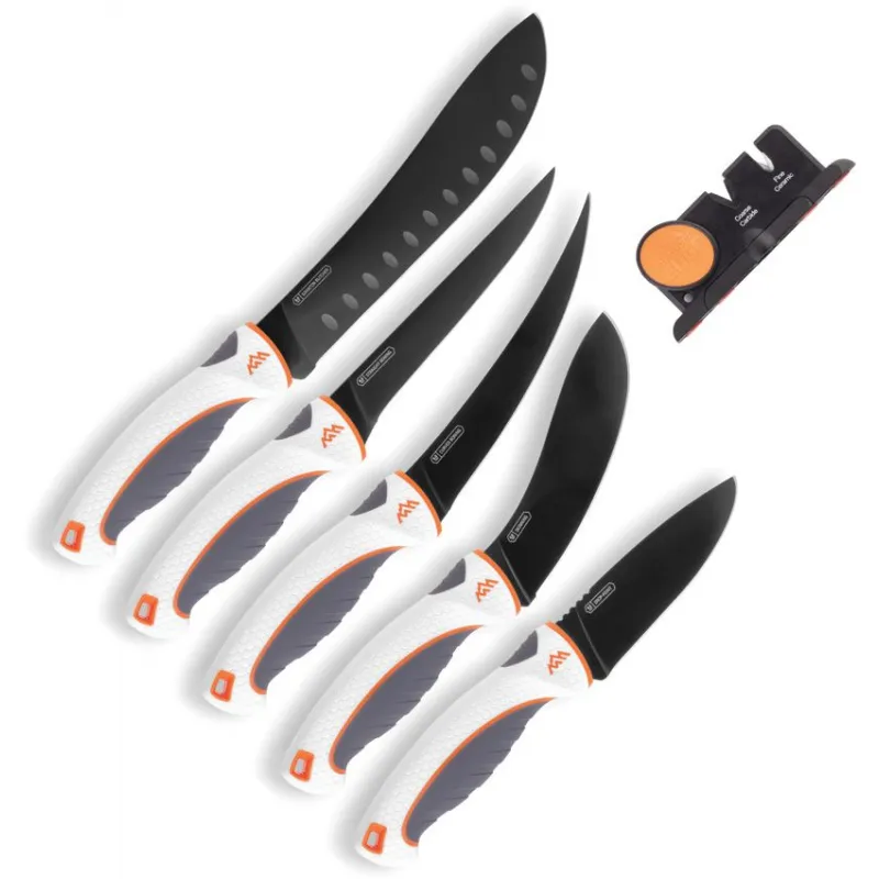 Outdoor Edge ErgoMax 6 Piece Professional Grade Processing Knife Set Cyclaire Knives and Tools
