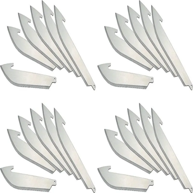 Outdoor Edge Pack of 24 x 3.5" Replacement Blades  Cyclaire Knives and Tools