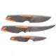 Outdoor Edge Vantex Hunting Knife Set - 3 Knives, Sharpener and Knife Roll Cyclaire Knives and Tools